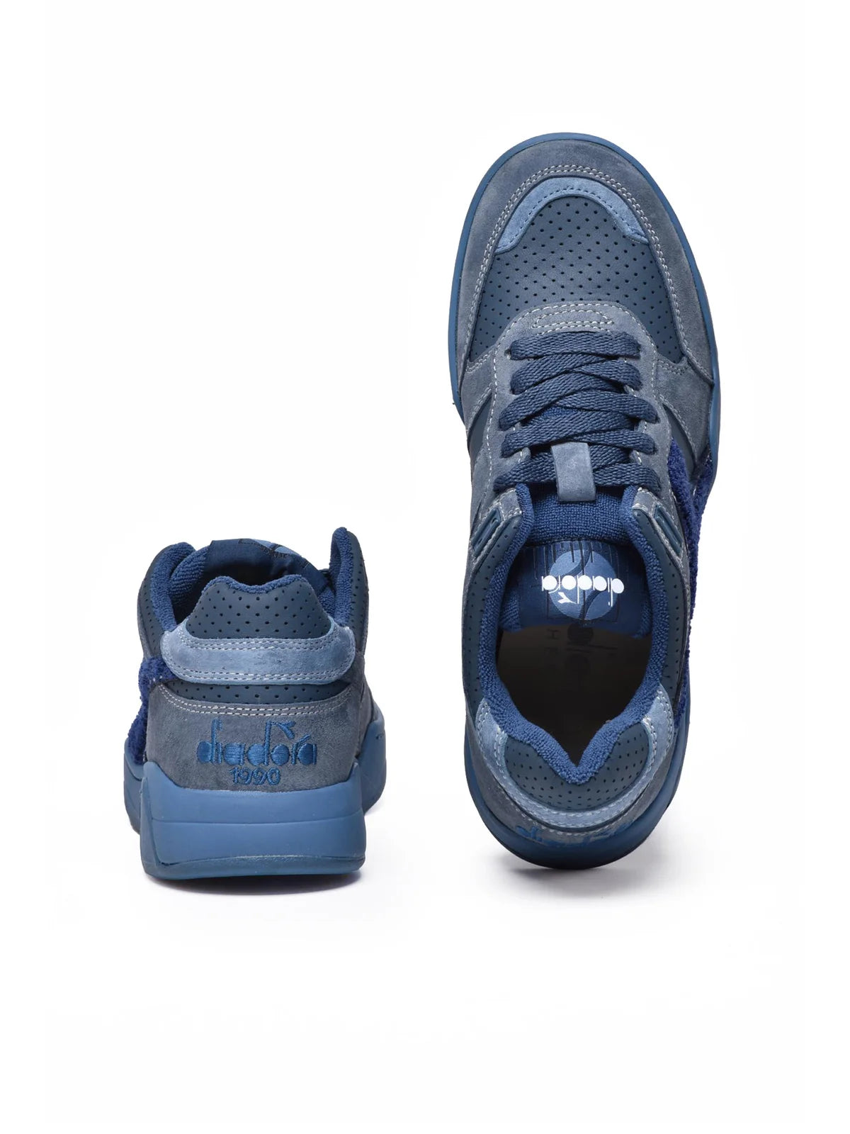 Diadora Heritage B.560 Used Terry Sneakers - Blu