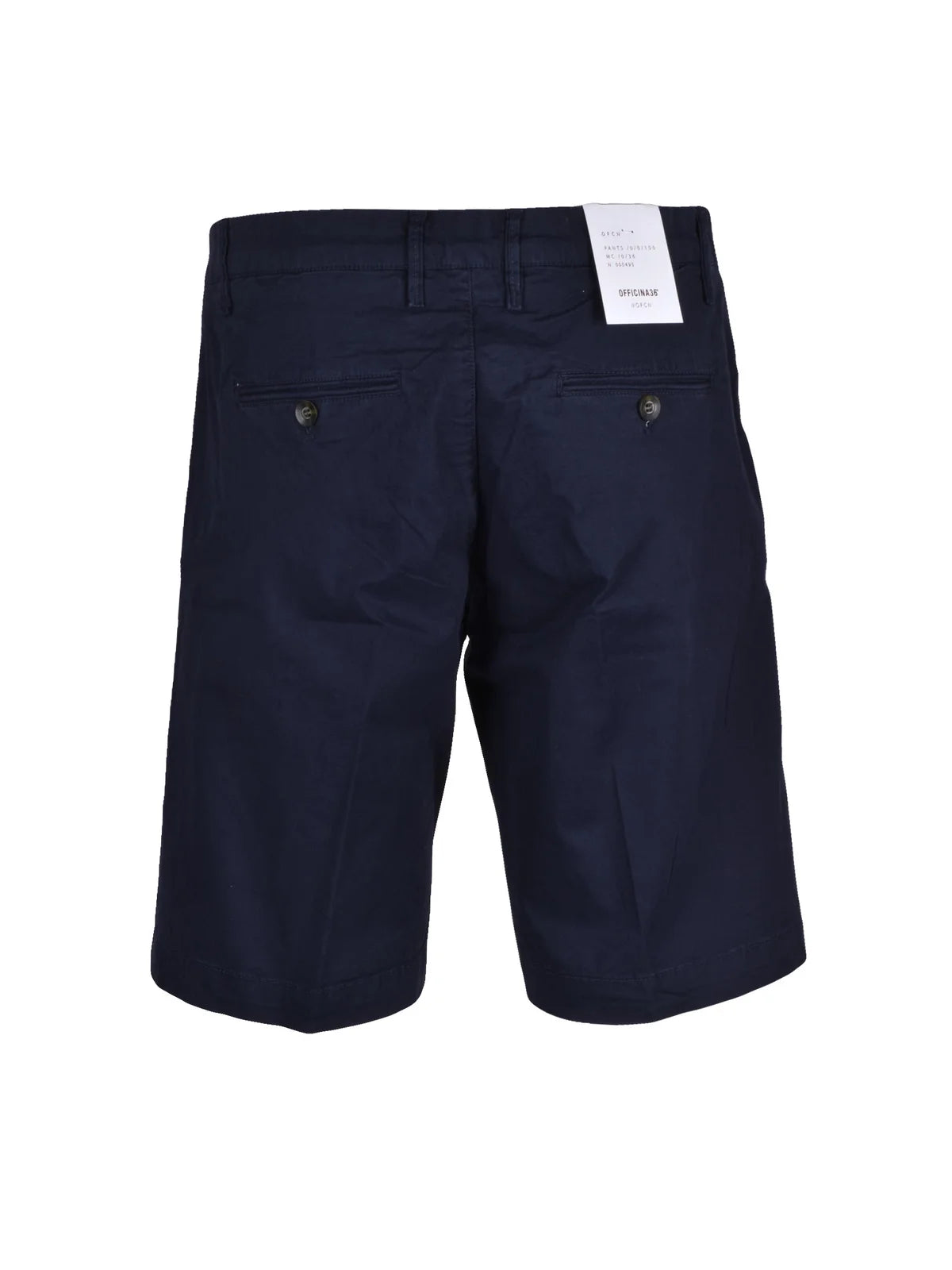 Officina 36 Bermuda Cotone Stretch - Blu