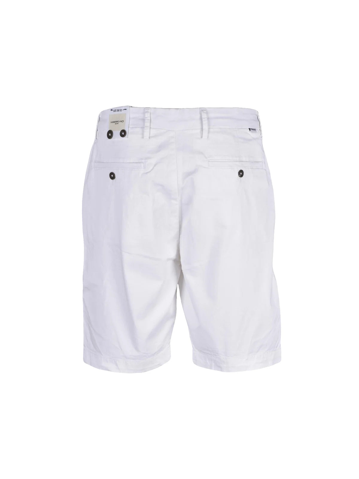 Hamaki-ho Bermuda Cotone Stretch - Bianco