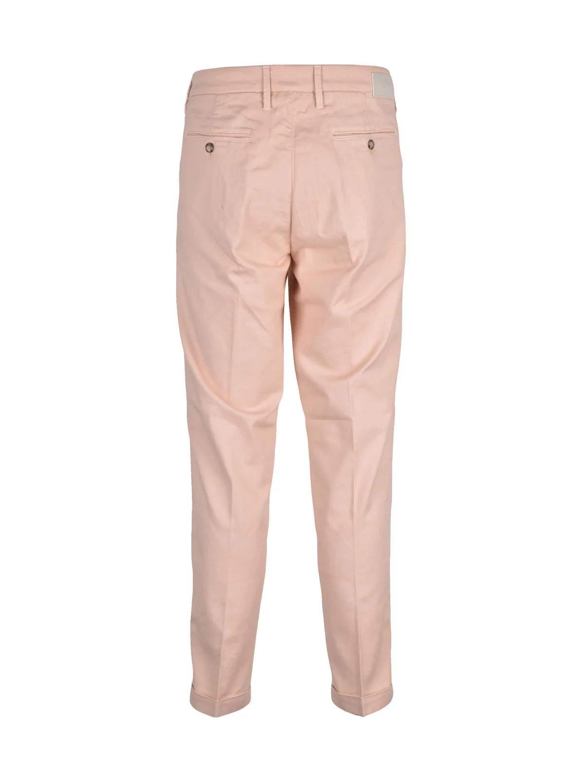Re-hash Pantalone Lino Cotone Stretch - Rosa