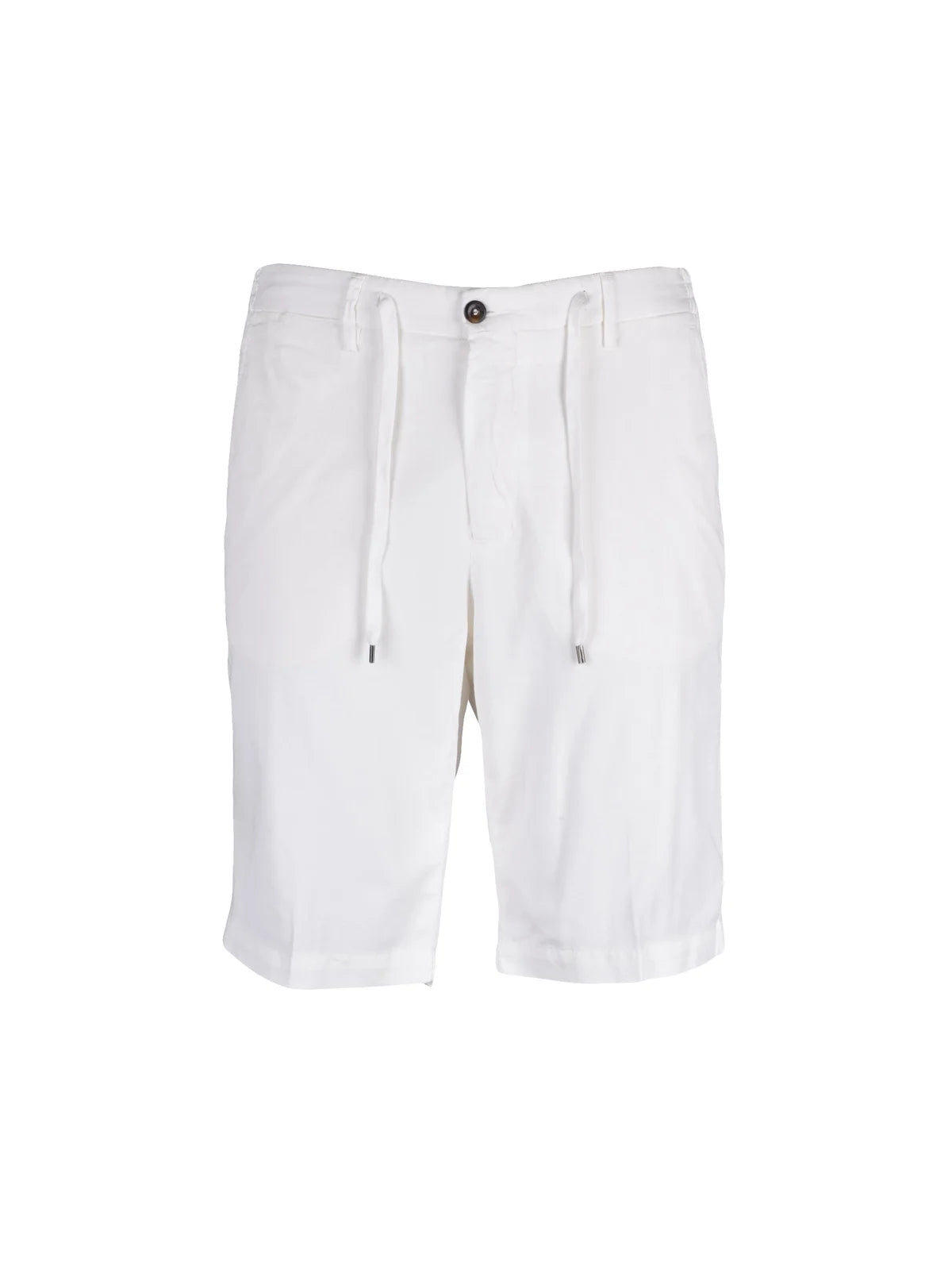 Four.ten Bermuda Bianchi Cotone Lino Stretch