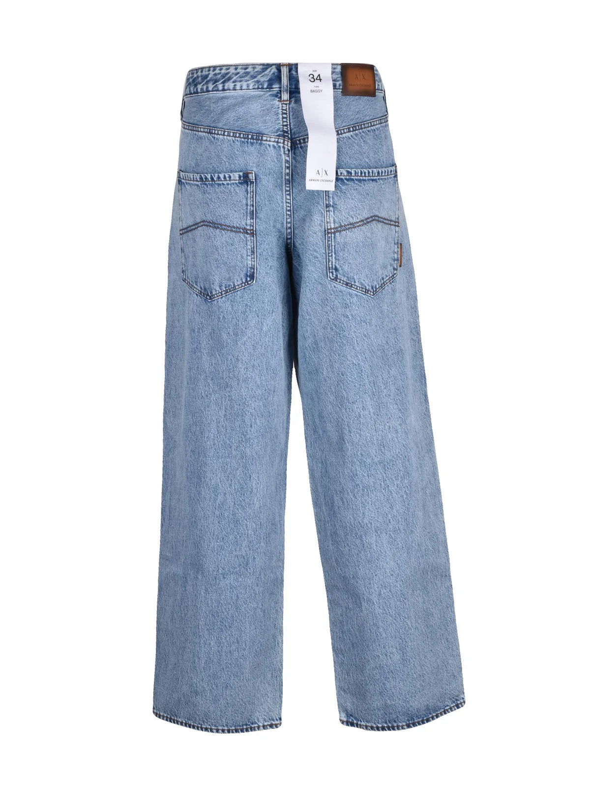 Armani Exchange Jeans Baggy Blu