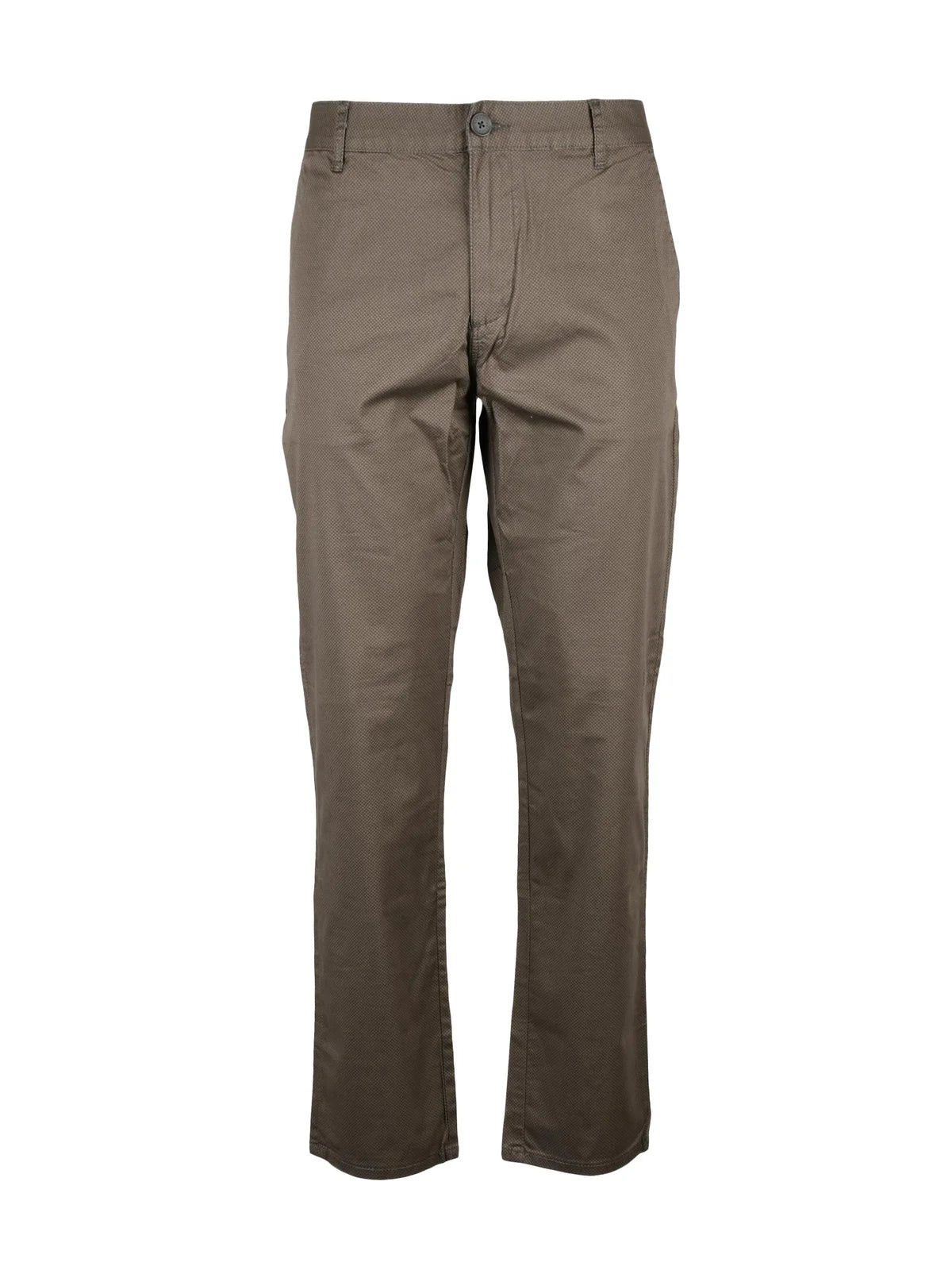 Armani Exchange Brown Stretch Trousers