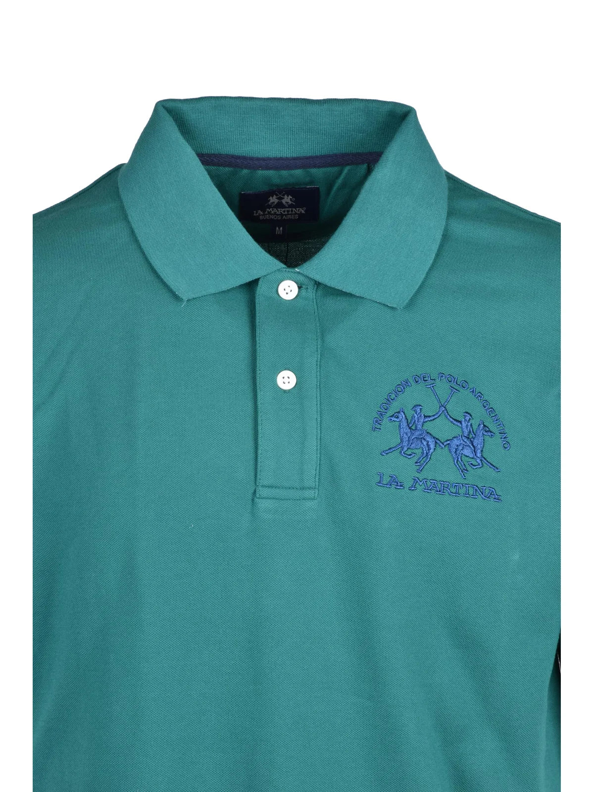 La Martina Cotton and Elastane Polo - Green