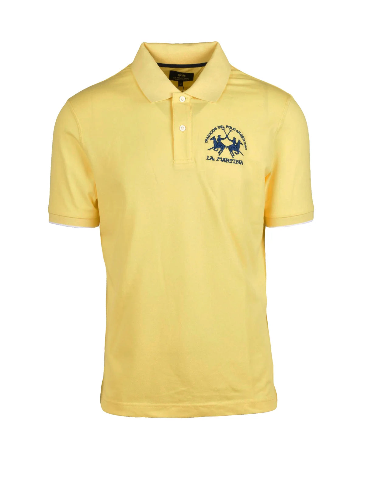 La Martina Cotton and Elastane Polo - Green