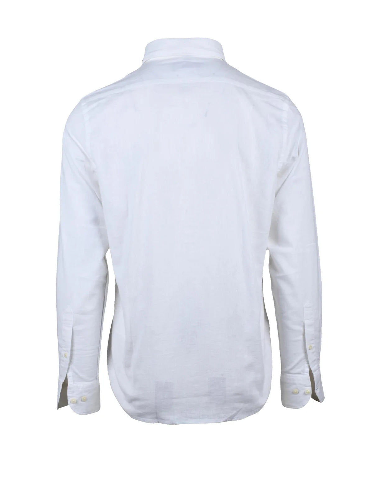 La Martina Camicia Cotone Lino - Bianco