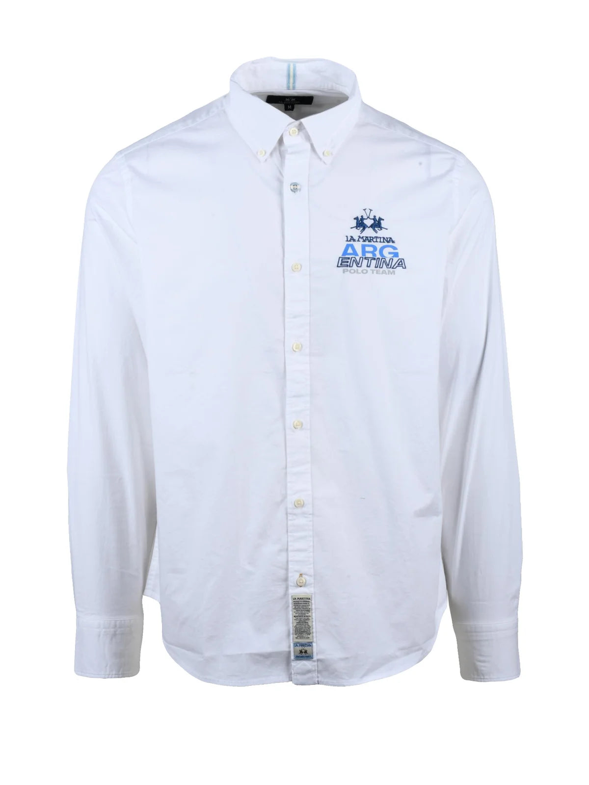 La Martina Camicia Cotone Stretch - Bianco