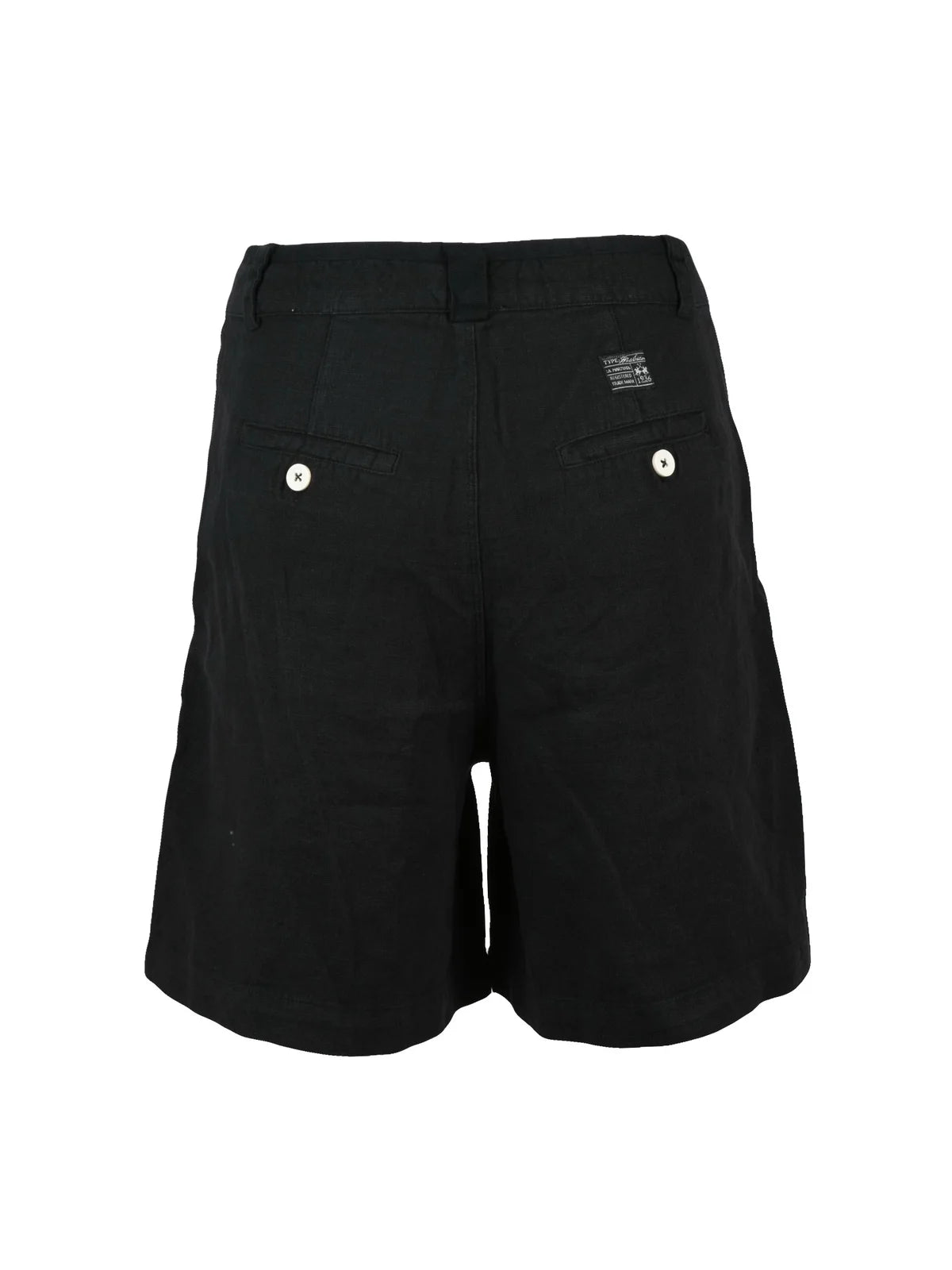 La Martina* Bermuda Lino - Nero