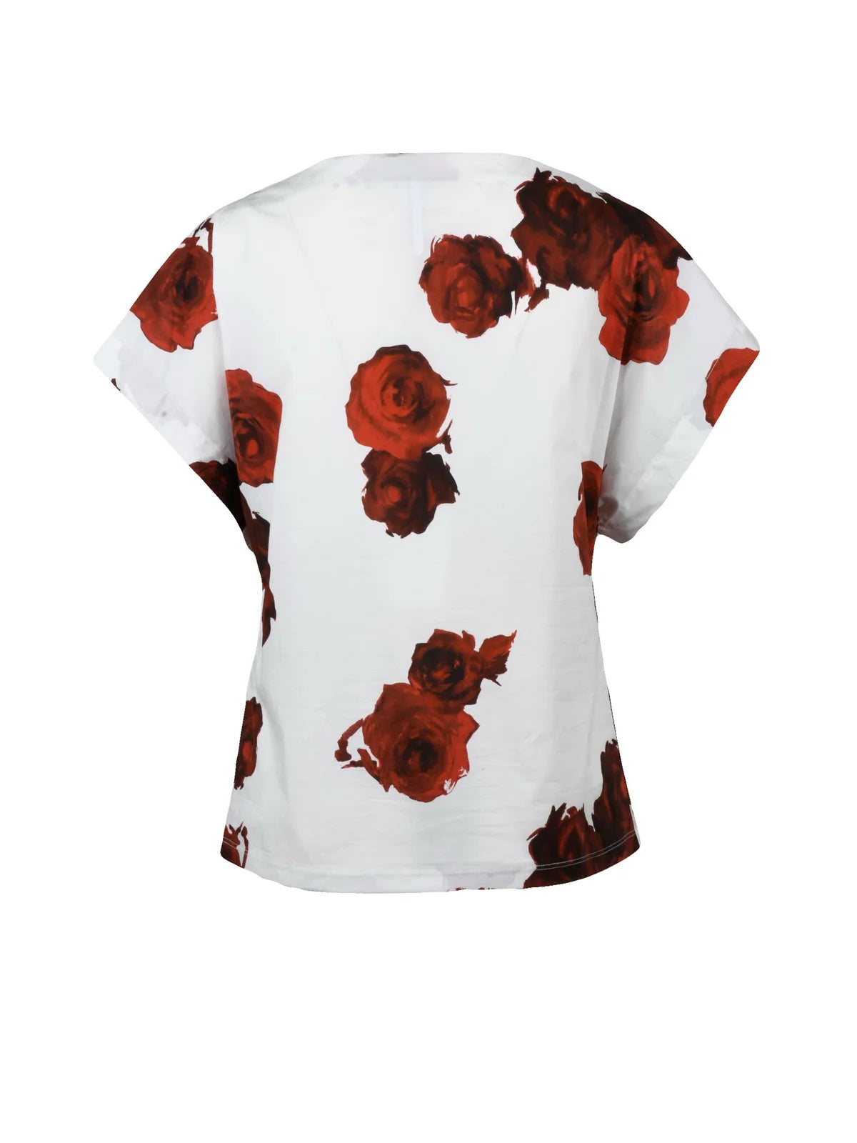 Liviana Conti Blusa Stretch - Bianco/Rosso