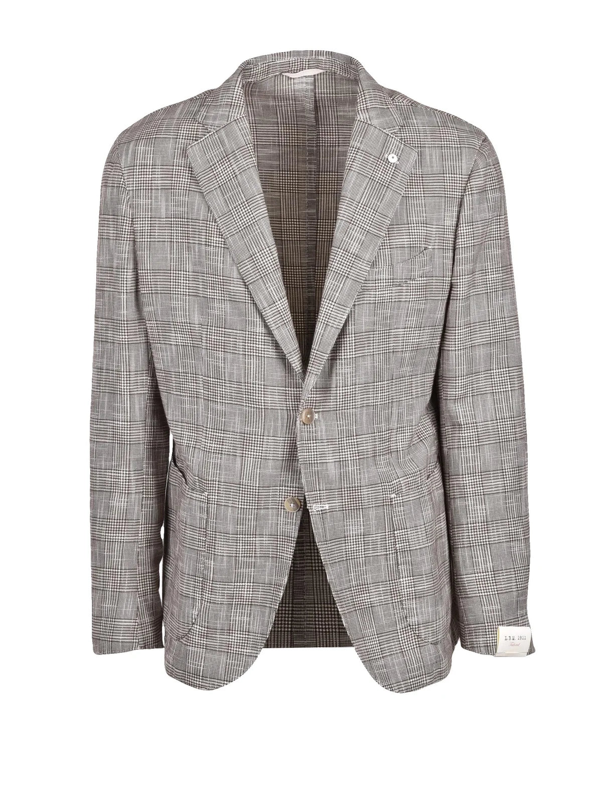 L.b.m. 1911 Giacca Stondata Cotone/Seta - Grigio