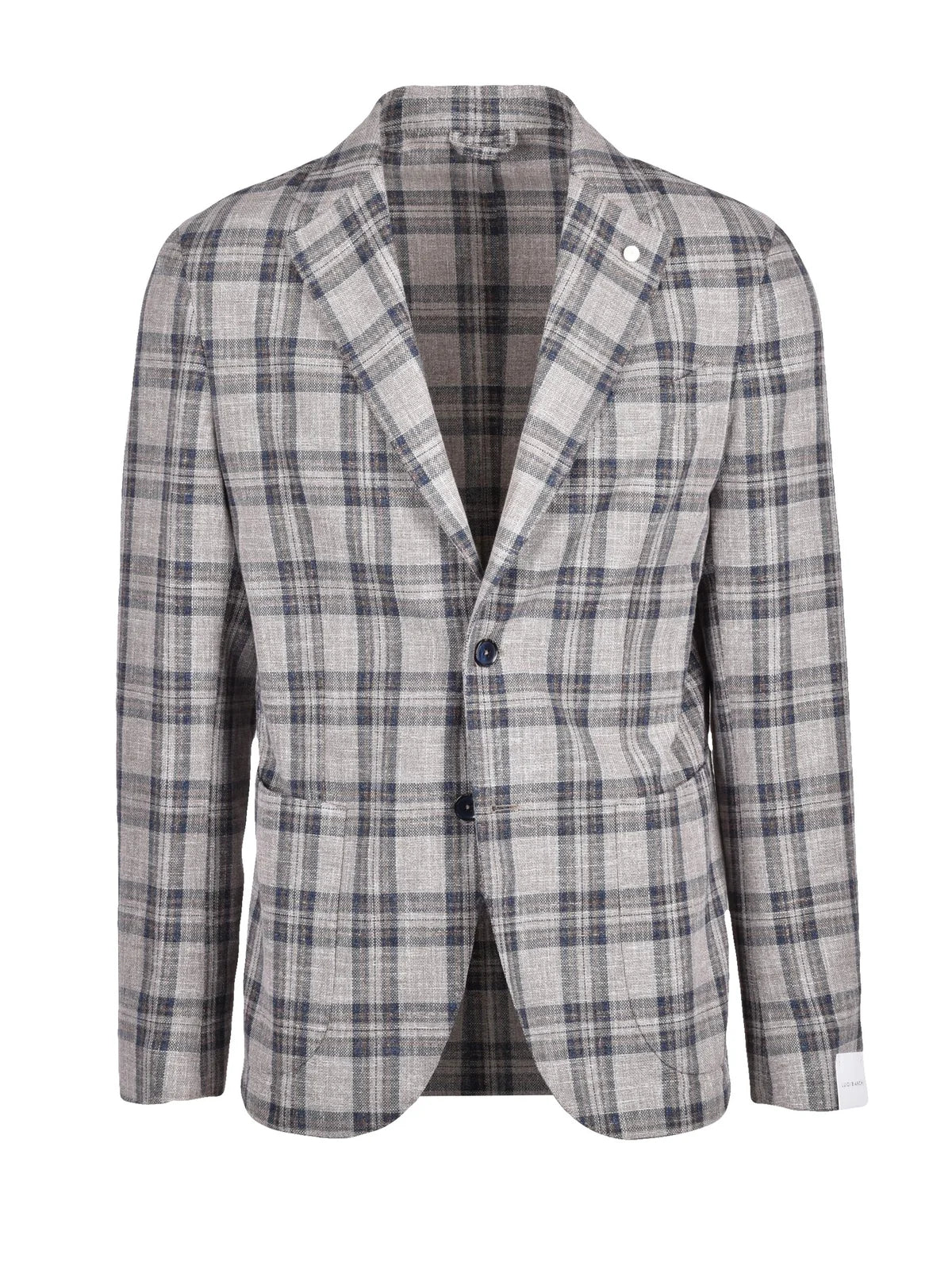 Luigi Bianchi Giacca Cotone Sfiancata - Bianco