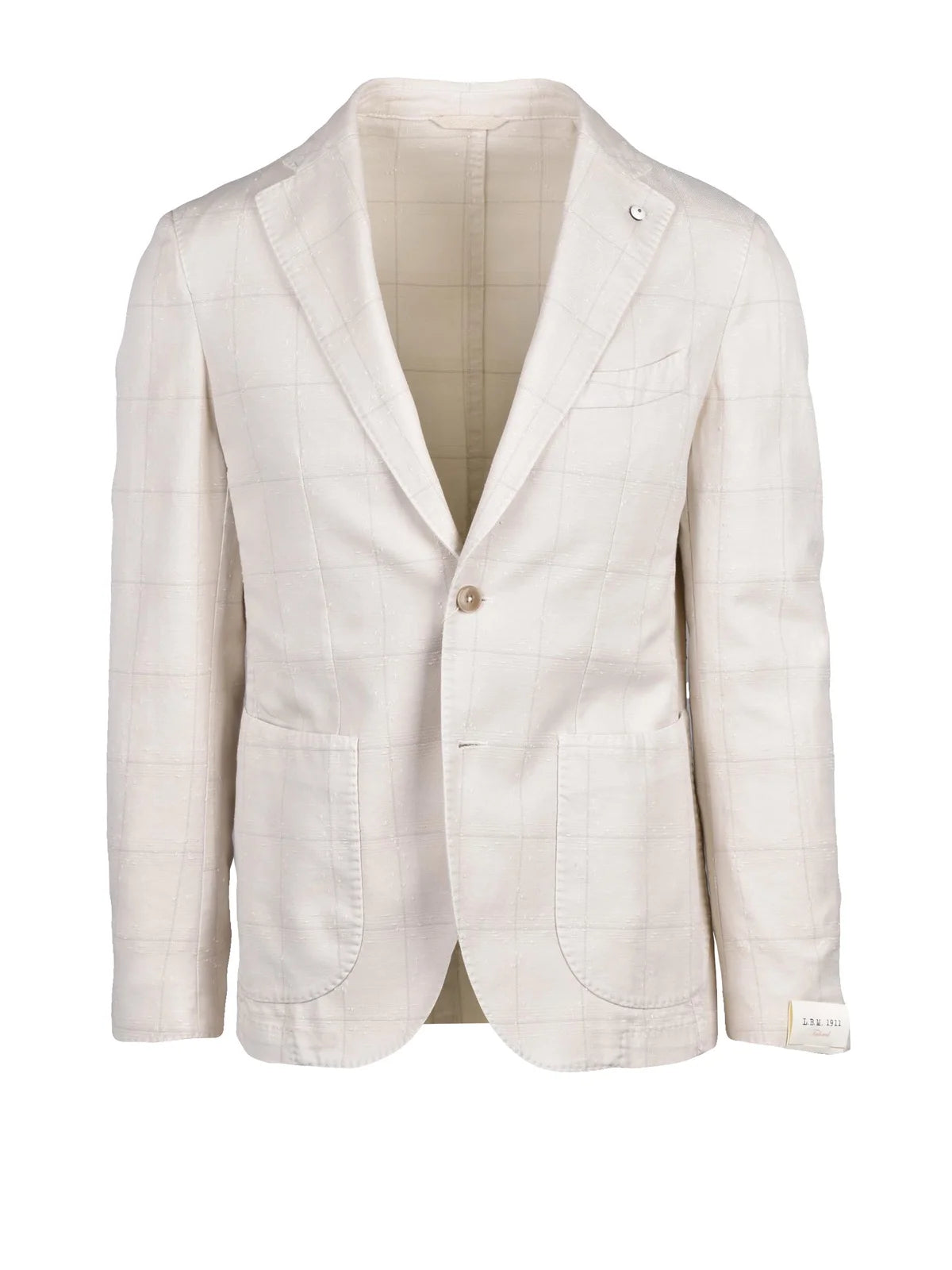 L.b.m. 1911 Giacca Cotone Lino Poliammide - Bianco