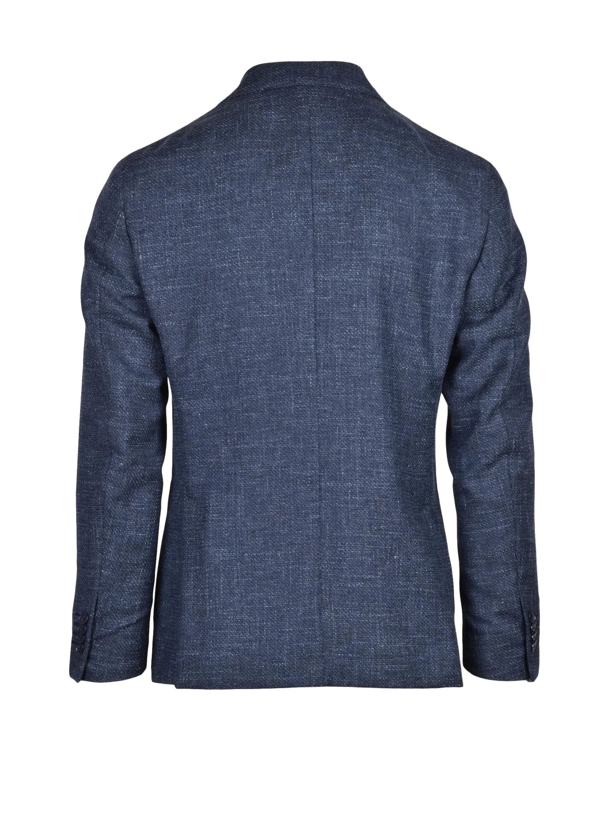 Luigi Bianchi Giacca Lana Cotone Lino - Blu