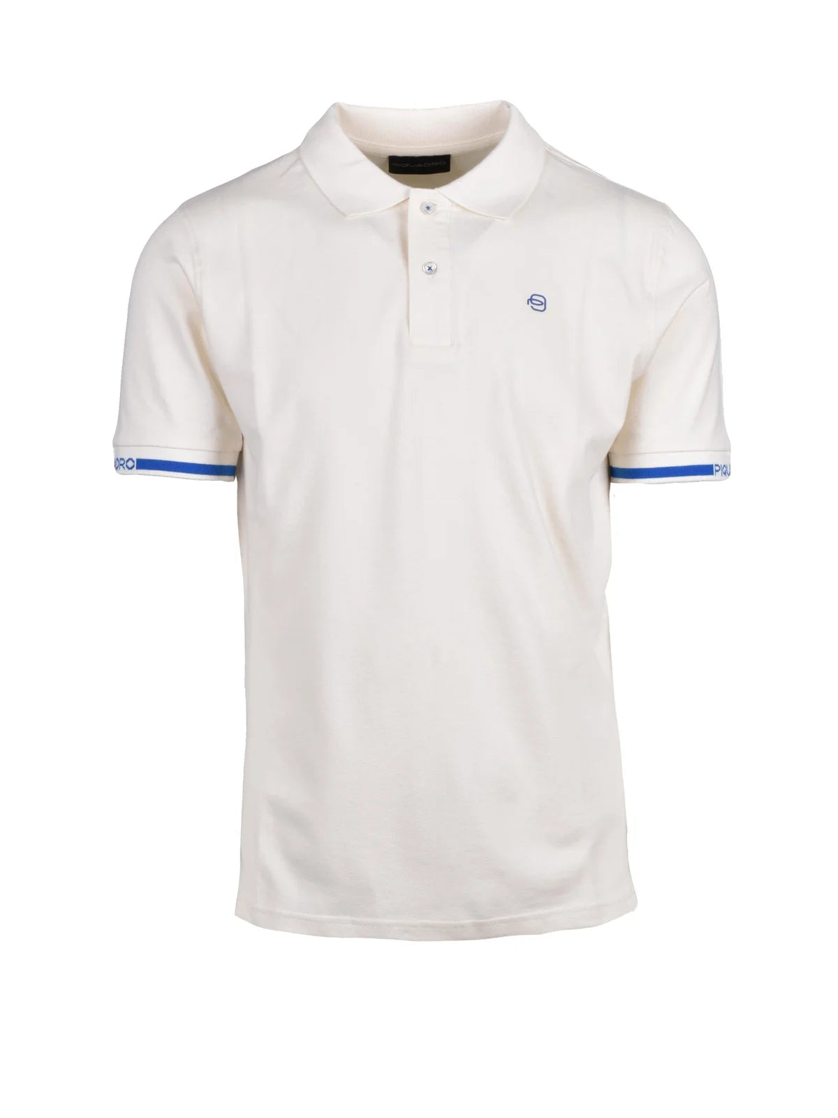 Piquadro Stretch Cotton Polo Shirt - Blue