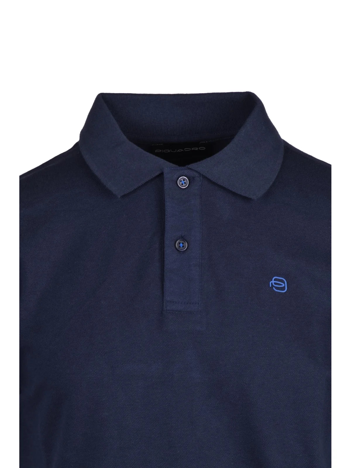 Piquadro Stretch Cotton Polo Shirt - Blue