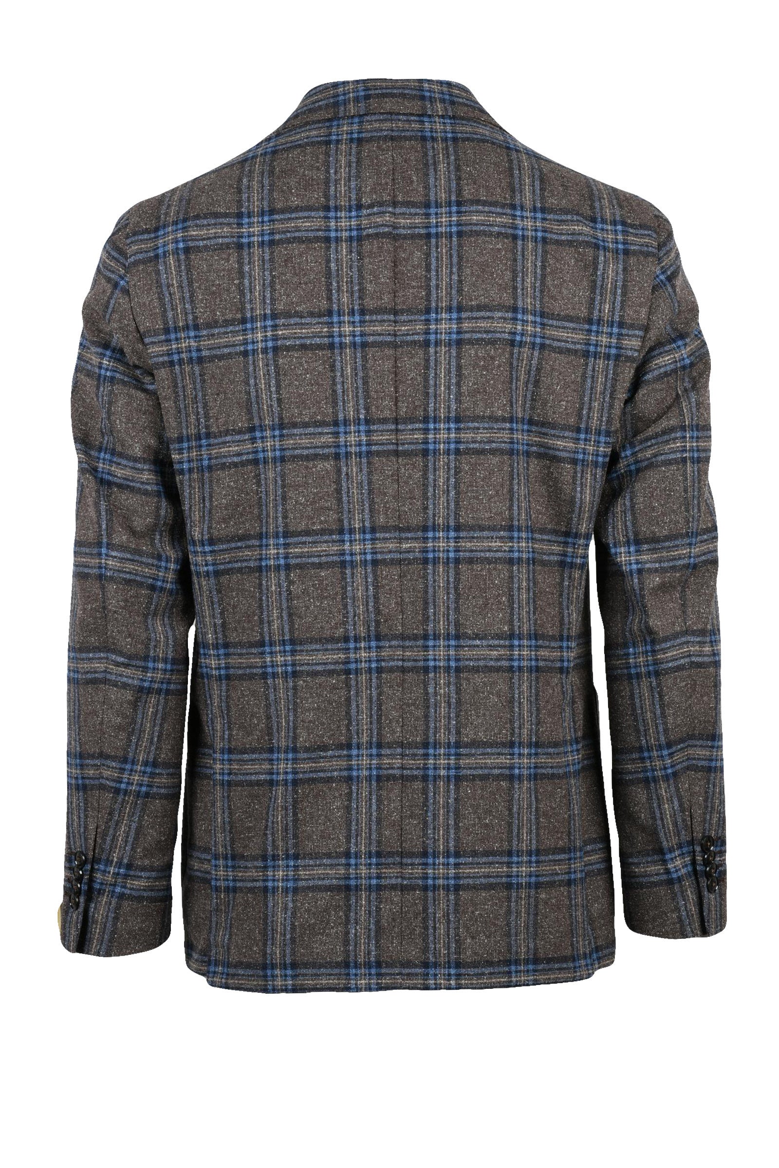 L.b.m. 1911 Giacca Lana Seta Brown/Blue