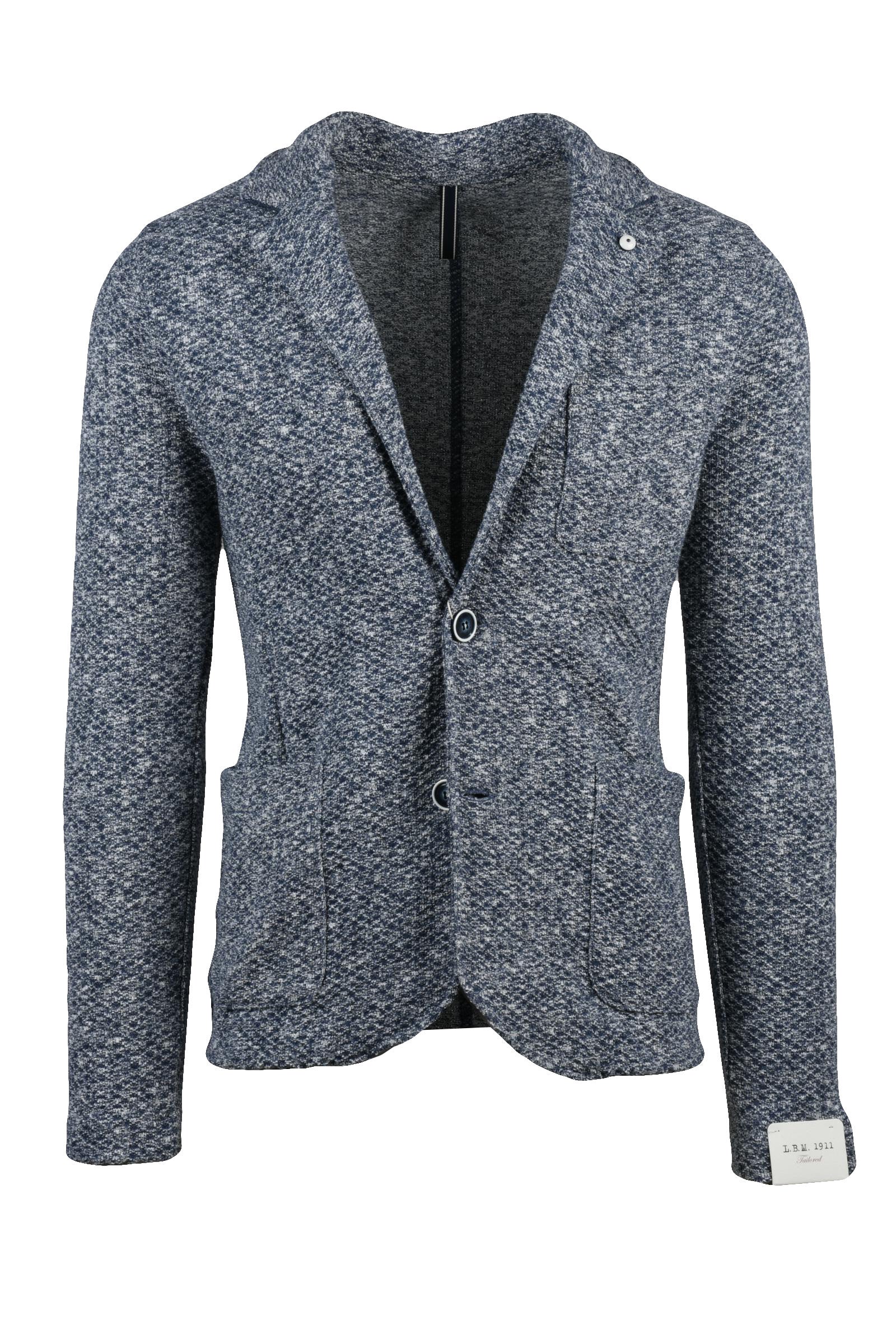 L.b.m. 1911 Giacca Maglia Bianco/Blu