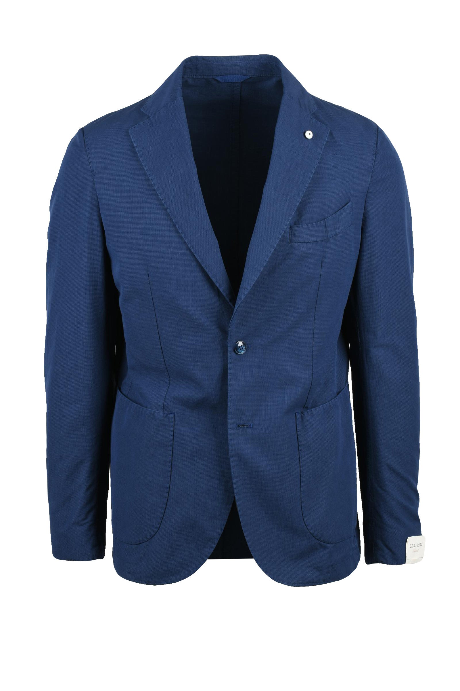 L.b.m. 1911 Giacca Cotone Lino Mohair Blu
