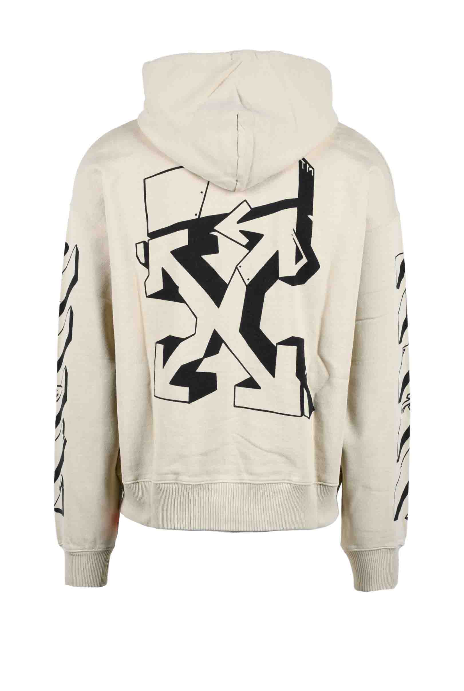 Off-White Minimalistischer Baumwollpullover