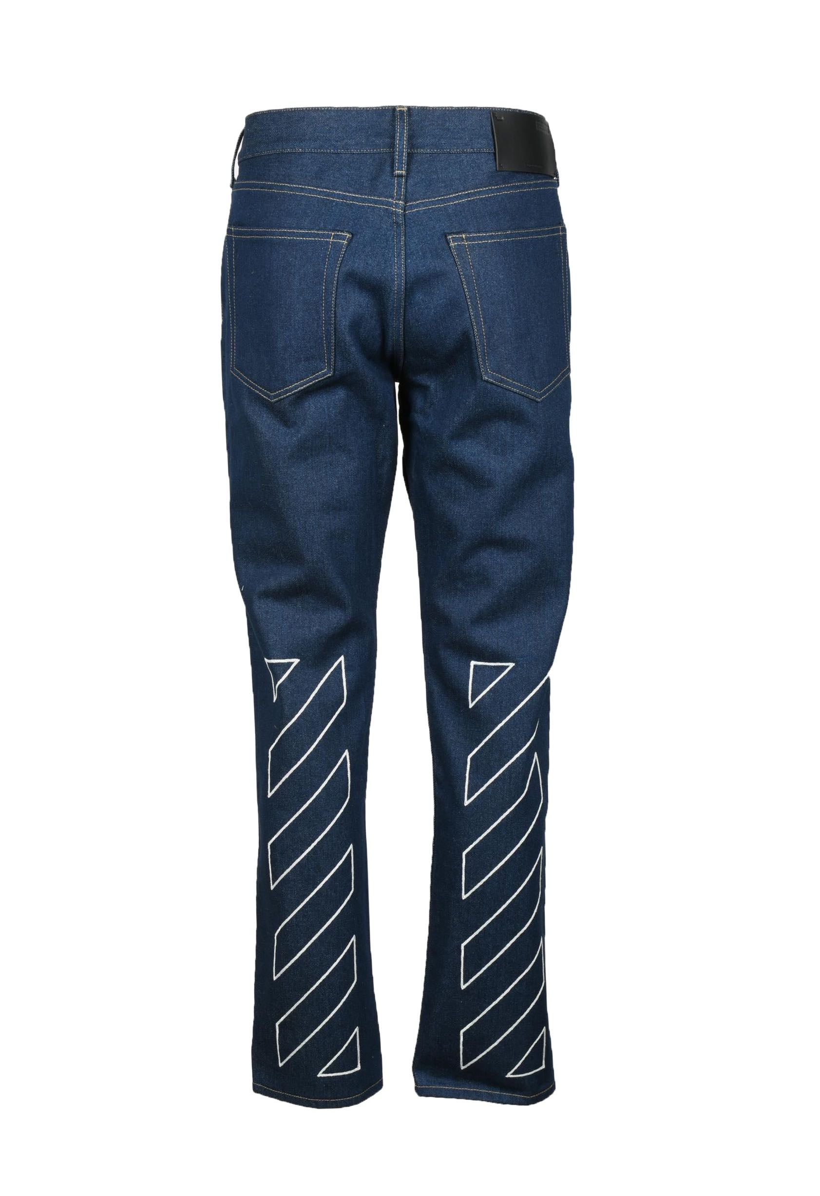 Off-White – Diag Outline – Röhrenjeans