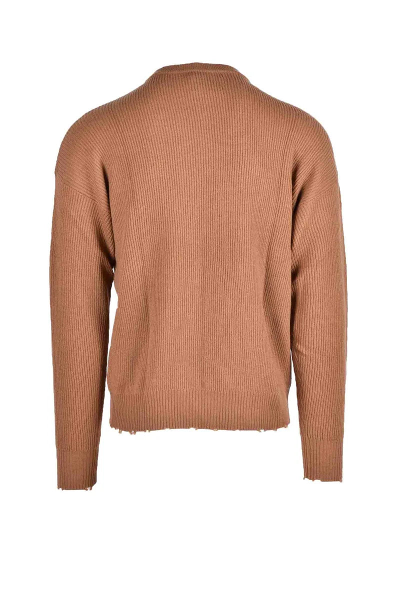 N.o.w. Andrea Rosati Maglione Cashmere - Marrone