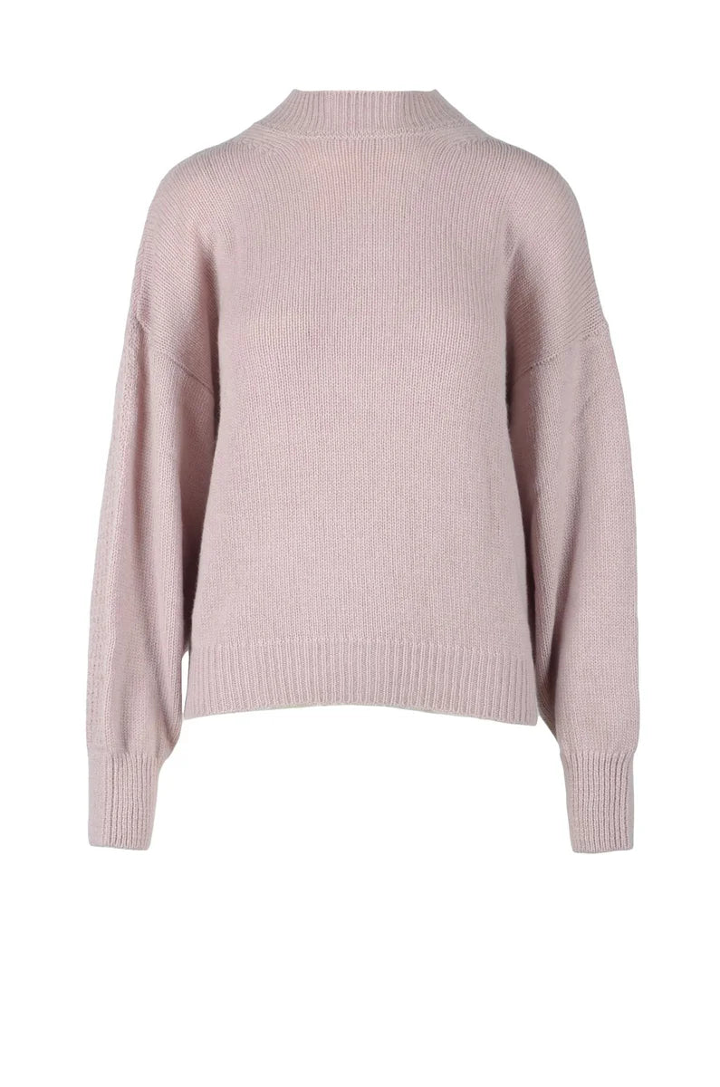 N.o.w. Andrea Rosati Maglia Cashmere - Rosa Antico