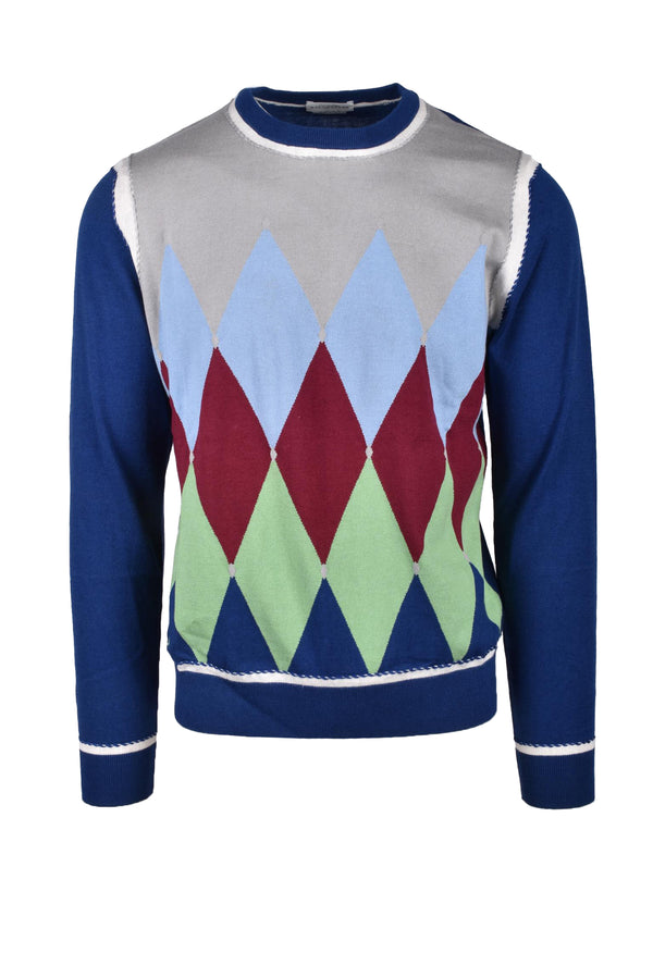 Ballantyne - Herrenpullover aus Baumwoll-Kaschmir