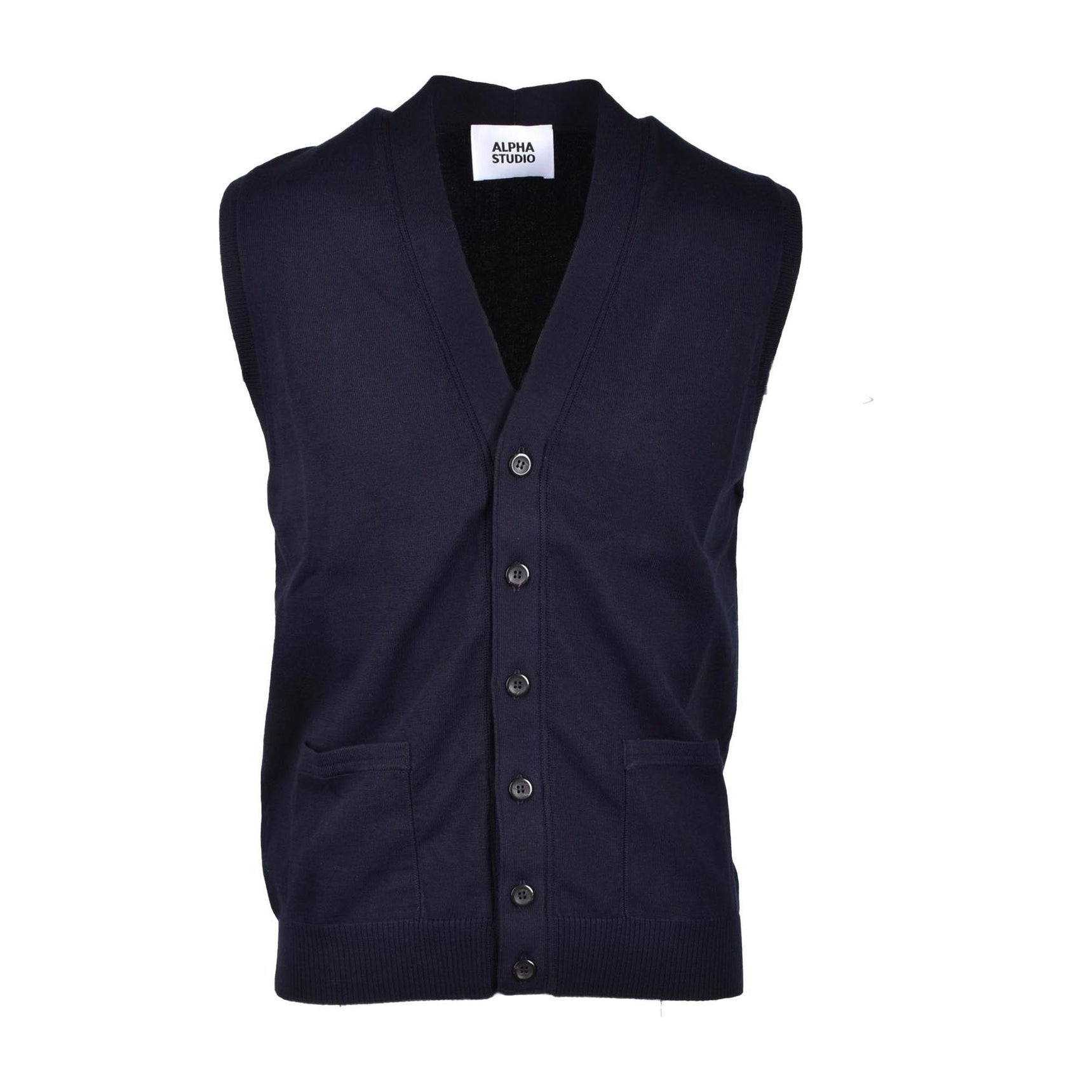 ALPHA STUDIO gilet maglia