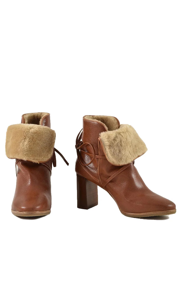 L Autre Chose Ankle Boot Heel 7.5cm - Brown