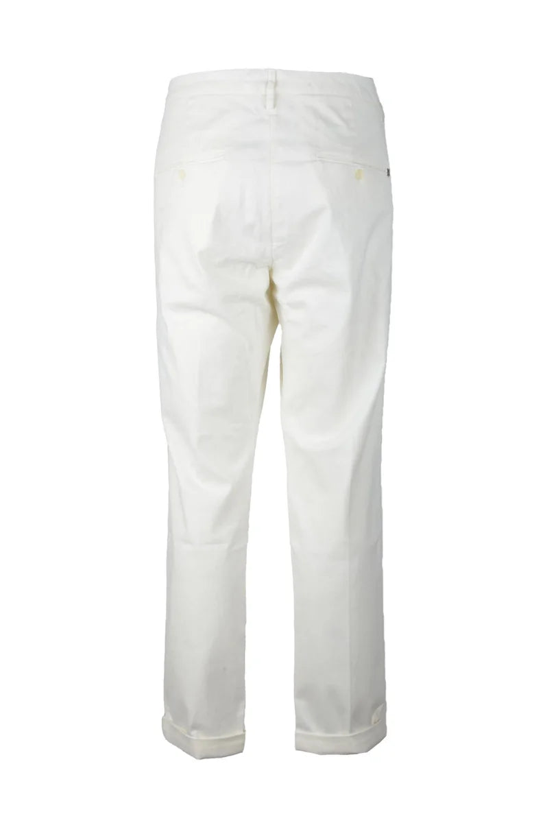 Dondup Pantaloni Cotone - Bianco