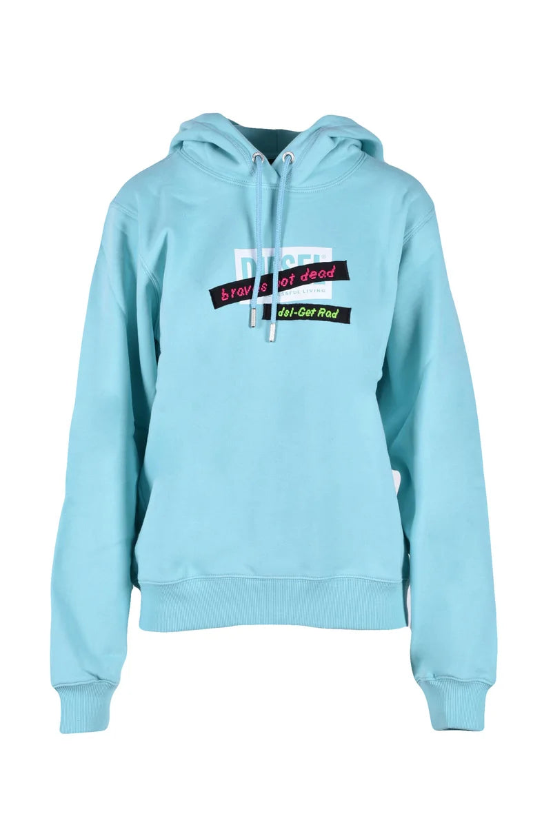 Diesel Felpa Cotone - Verde Acqua