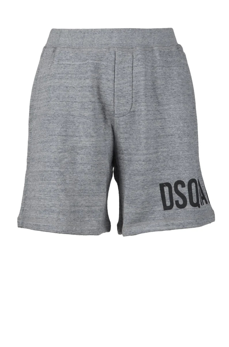 Dsquared2 Pantaloni Bermuda Cotone - Grigio Chiaro
