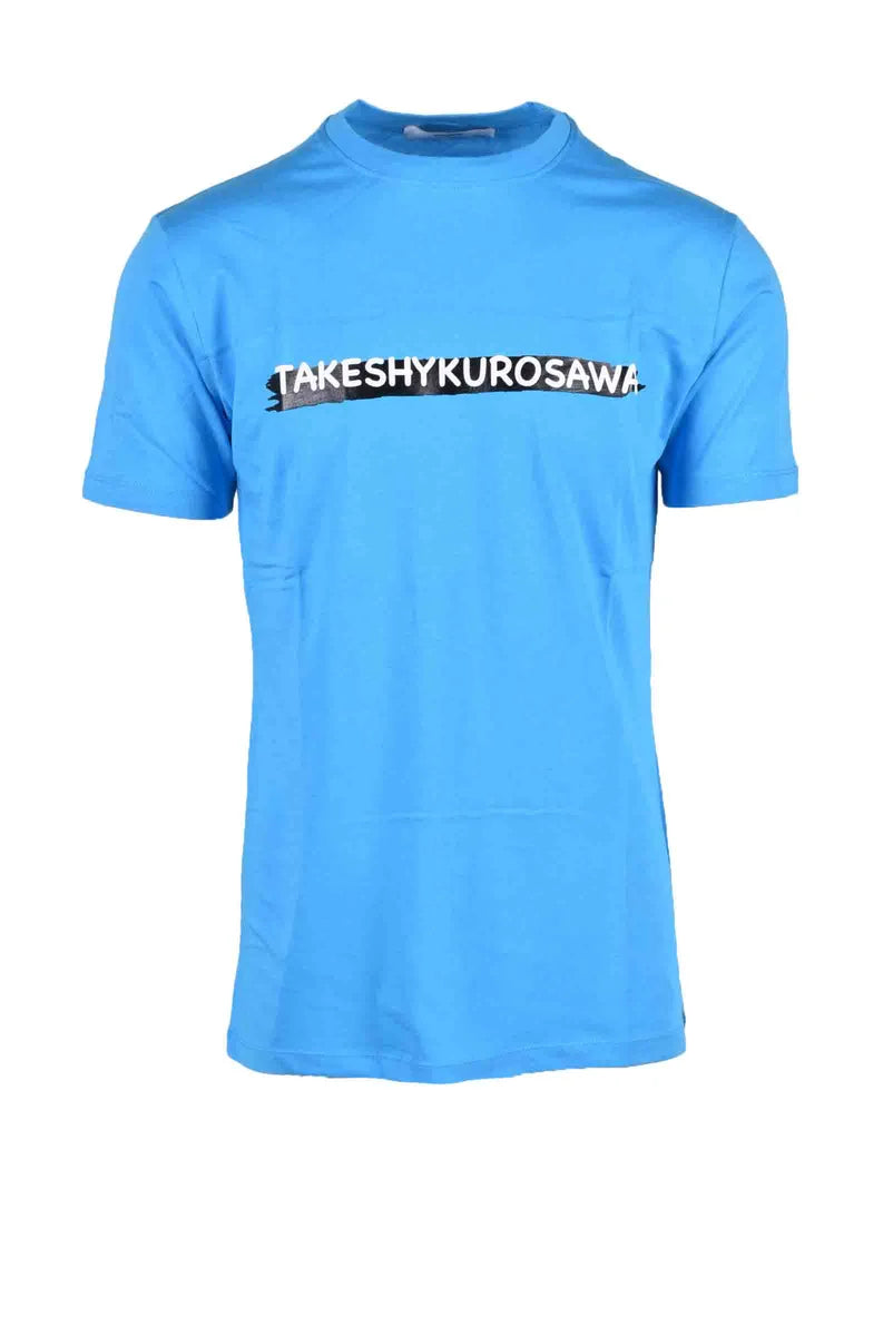 Takeshy Kurosawa T-shirt Cotone - Turchese