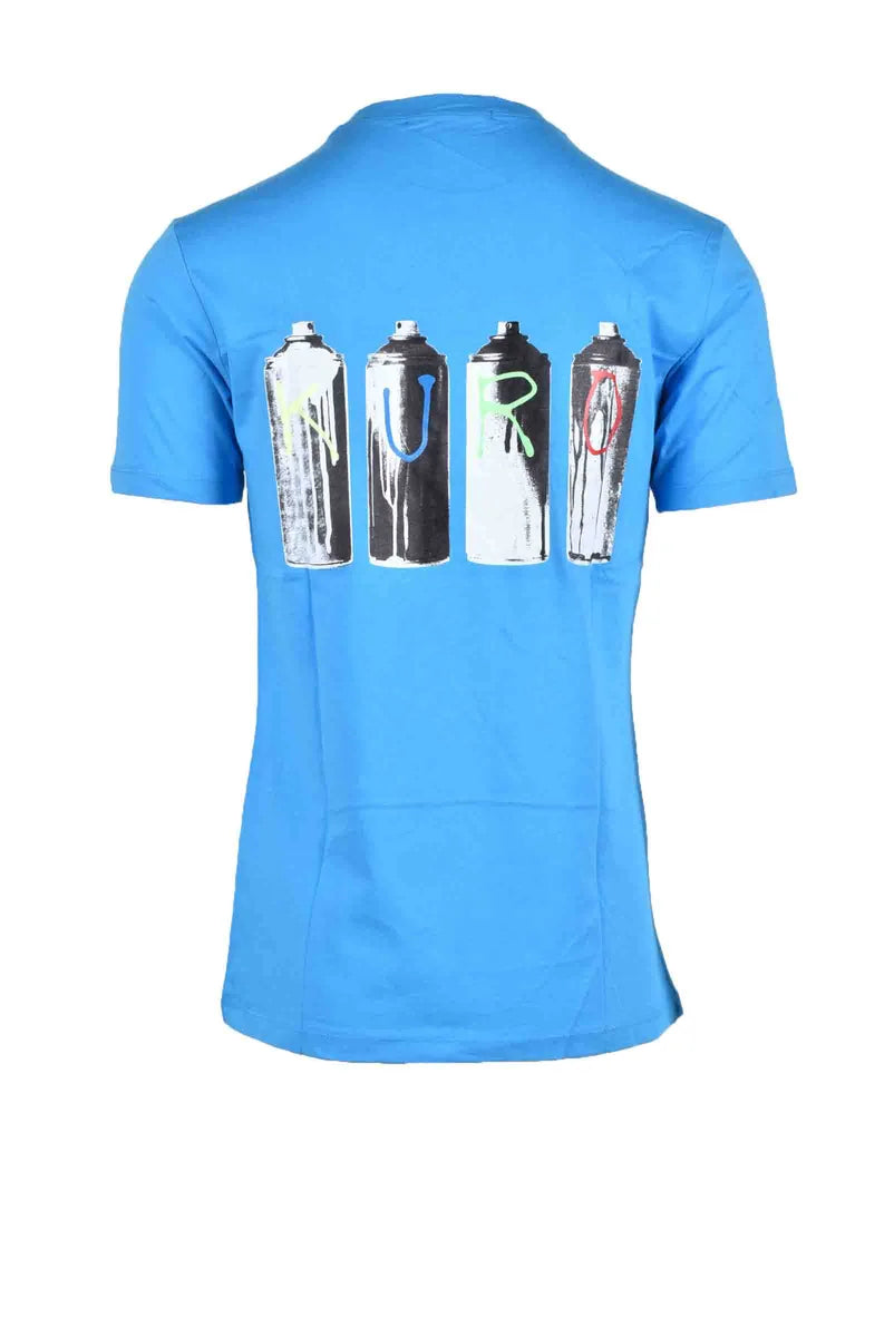 Takeshy Kurosawa T-shirt Cotone - Turchese