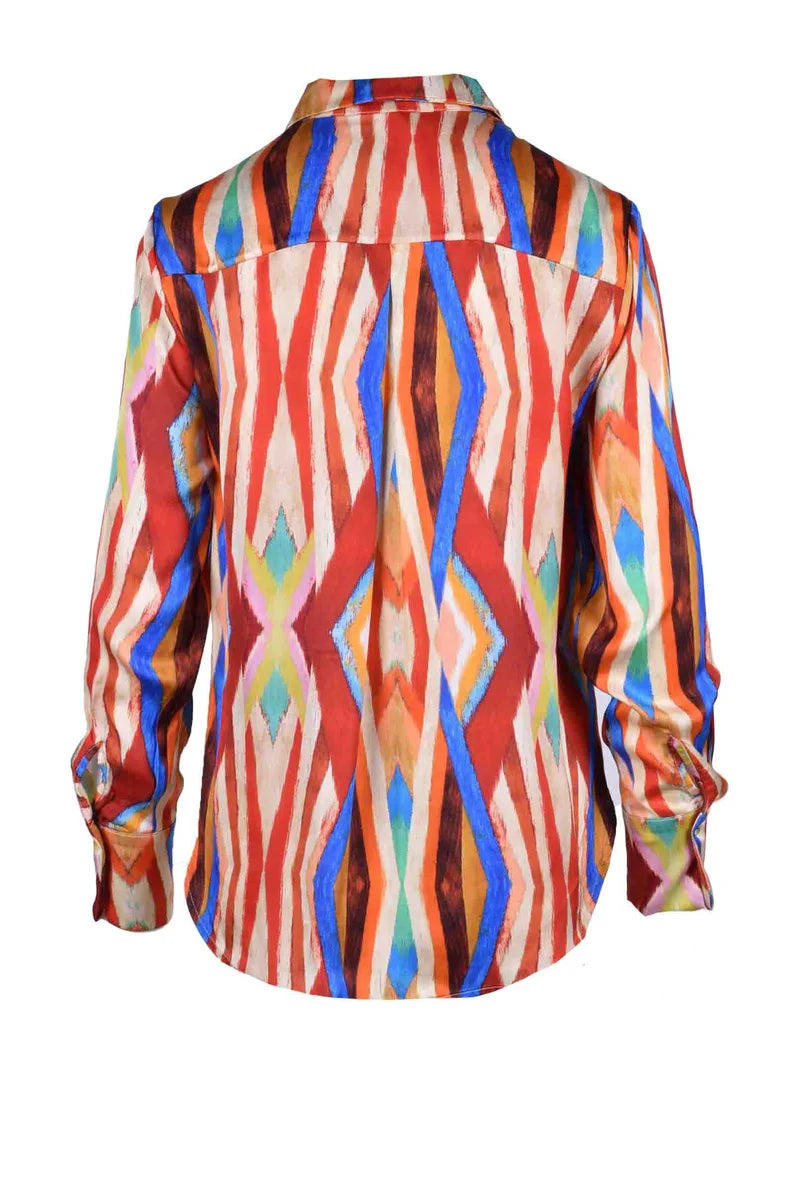 Motel Multicolored Viscose Shirt - Multicolored