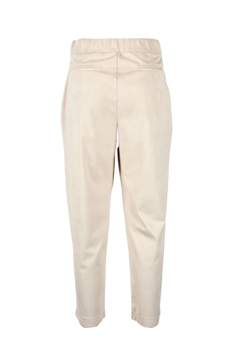 Motel Pantalone Beige Stretch - Beige