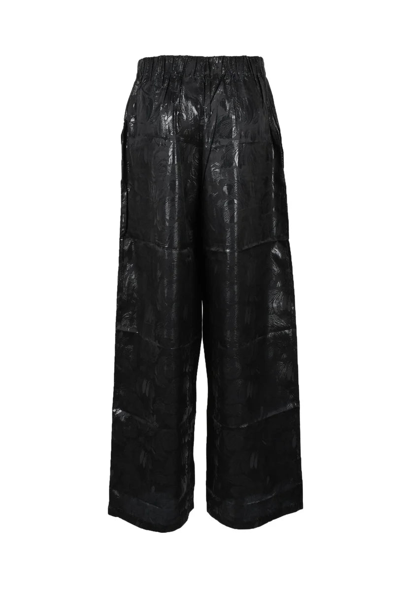 Semicouture Pantaloni Misto Seta - Nero