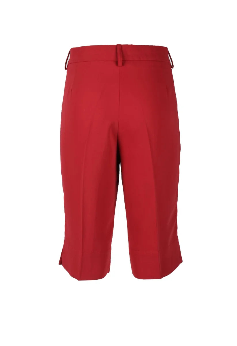 Semicouture Bermuda Poliestere - Rosso