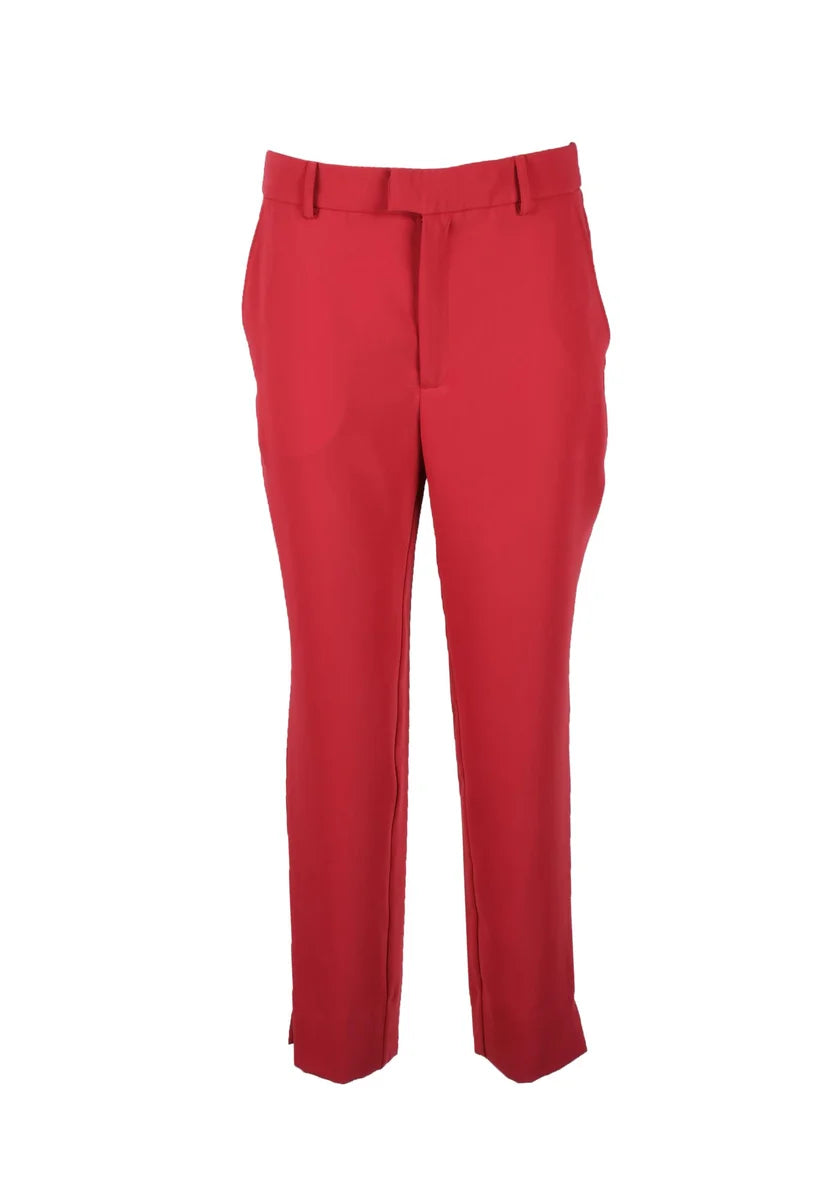 Semicouture Pantaloni Poliestere - Rosso