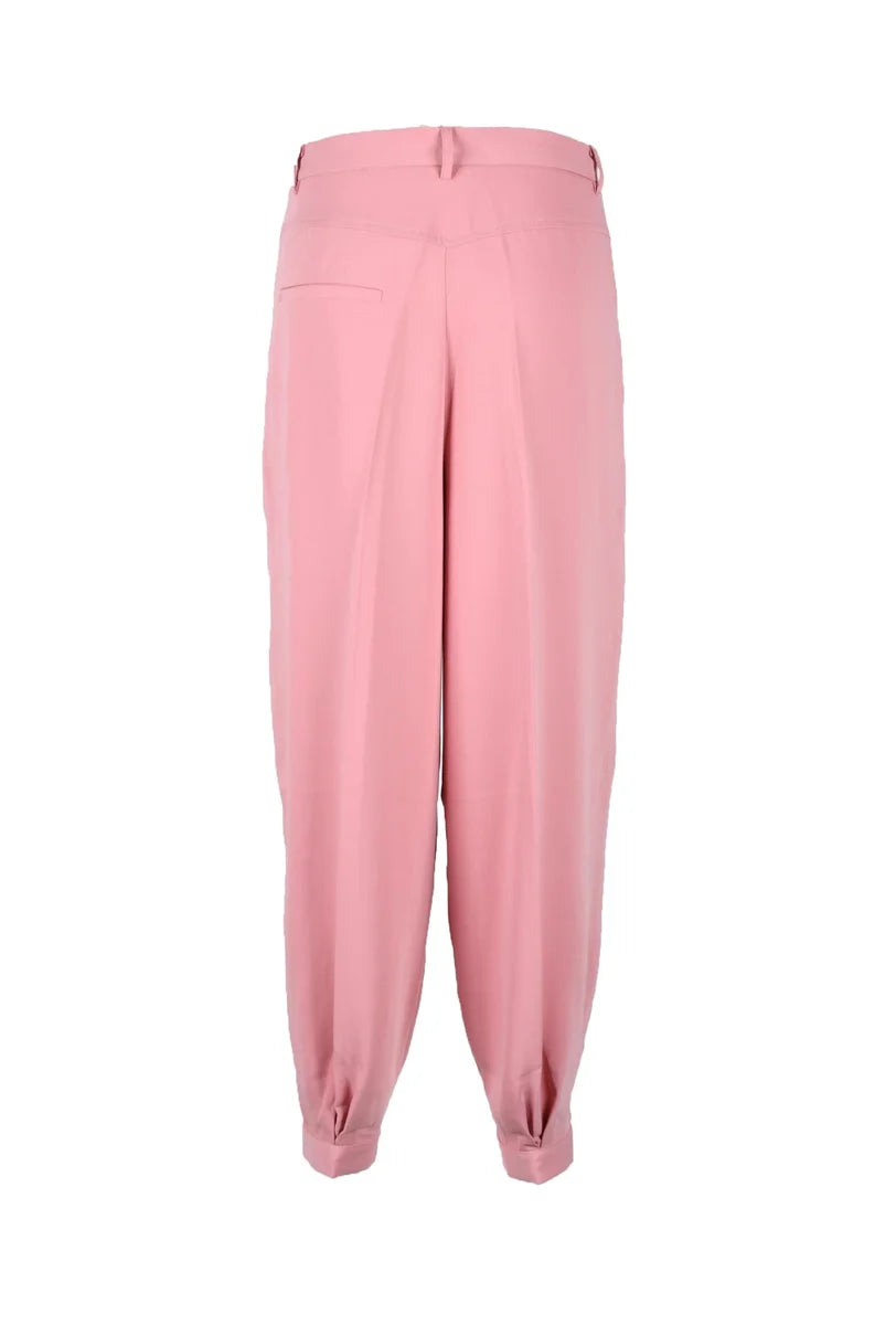 Semicouture Pantaloni Poliestere - Rosa
