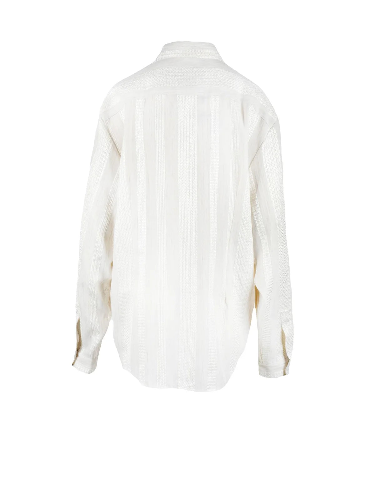Black Coral Camicia Misto Tessuto - Beige