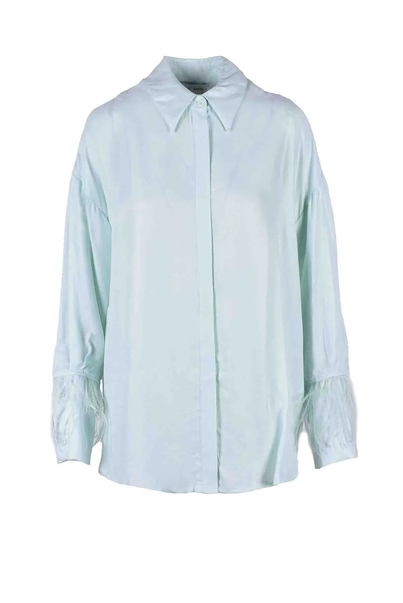 Weili Zheng Camicia Oversize - Verde Salvia