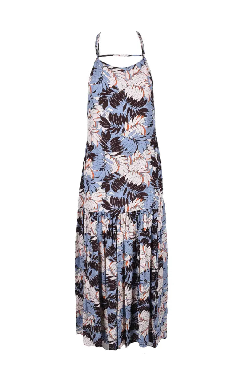 Weili Zheng Abito Lungo Donna - Azzurro