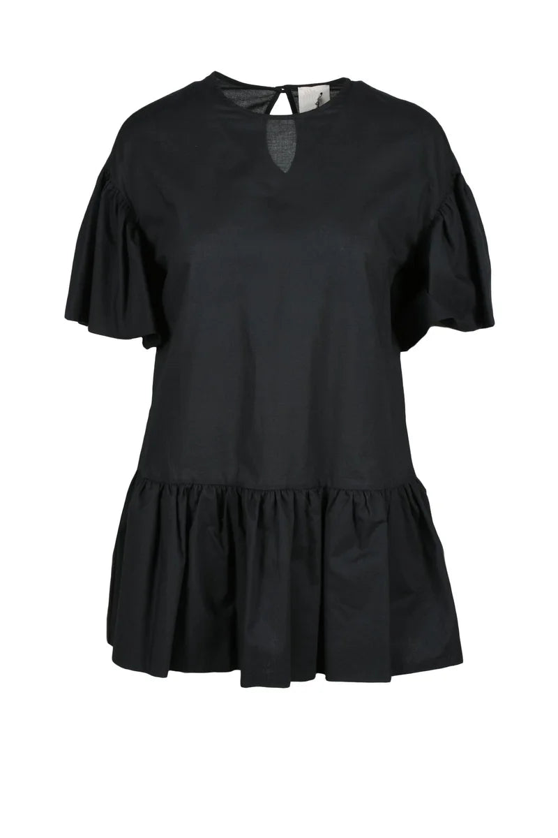 L Autre Chose Blusa Seta - Nero