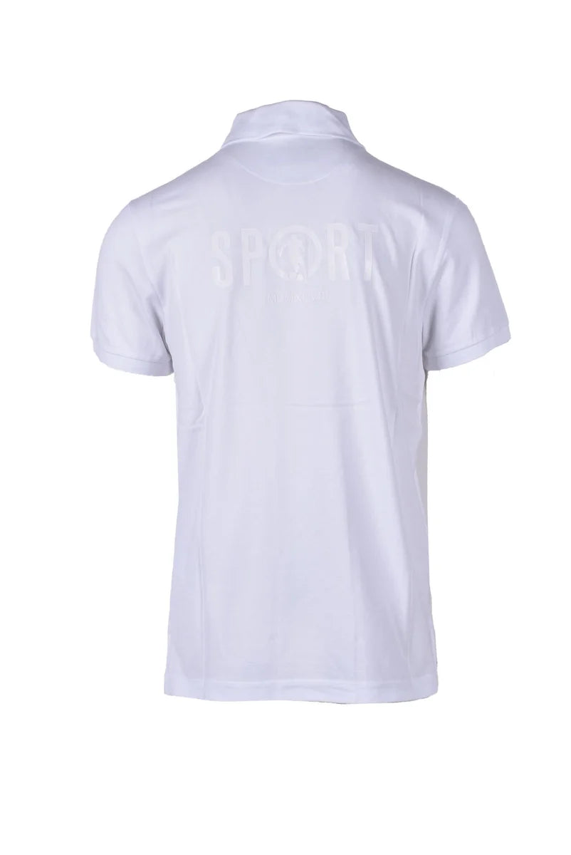 Bikkembergs Polo Cotone Stretch - Bianco