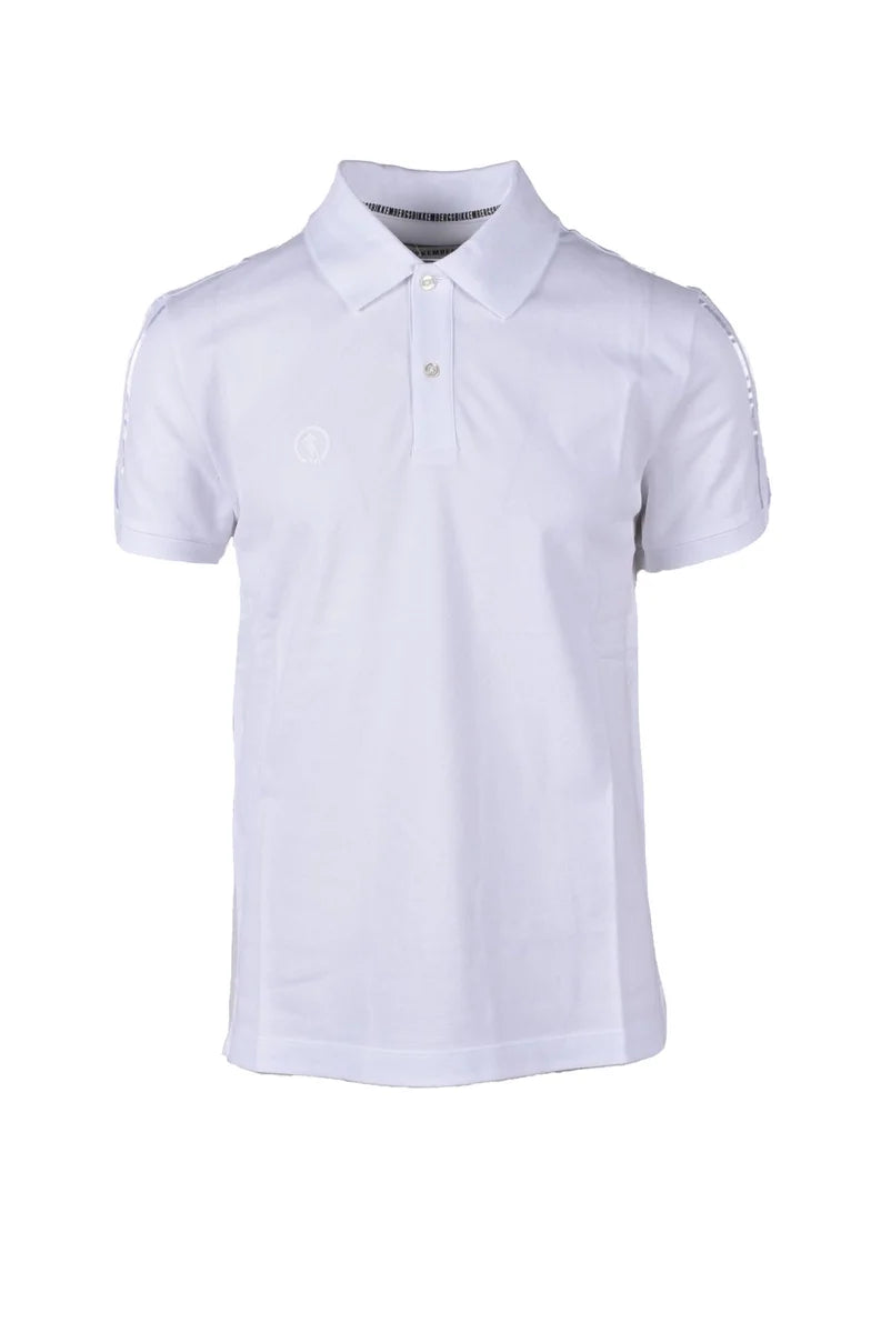 Bikkembergs Polo Cotone Stretch - Bianco