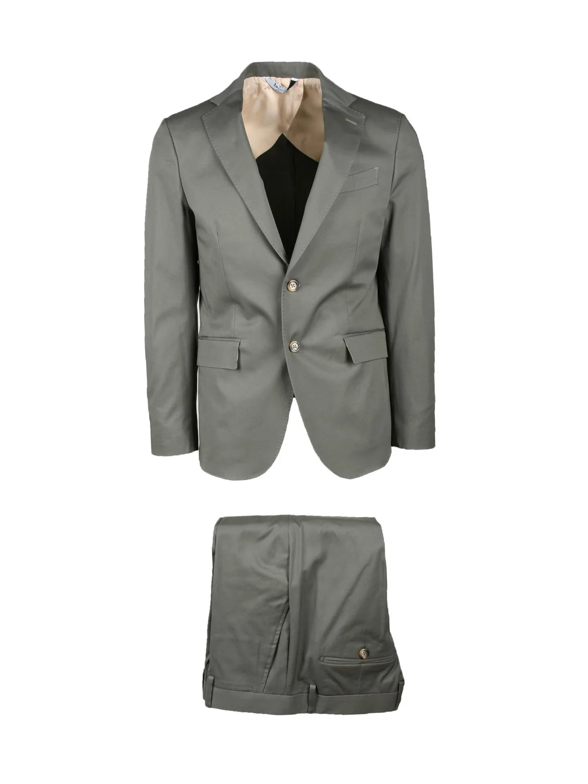 Bottega Martinese Abito Verde Salvia Uomo