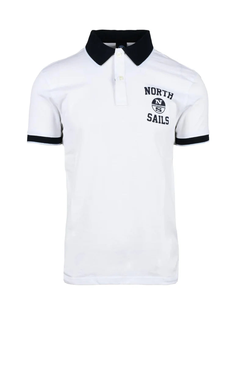 North Sails Polo Cotone/Elastan - Bianco