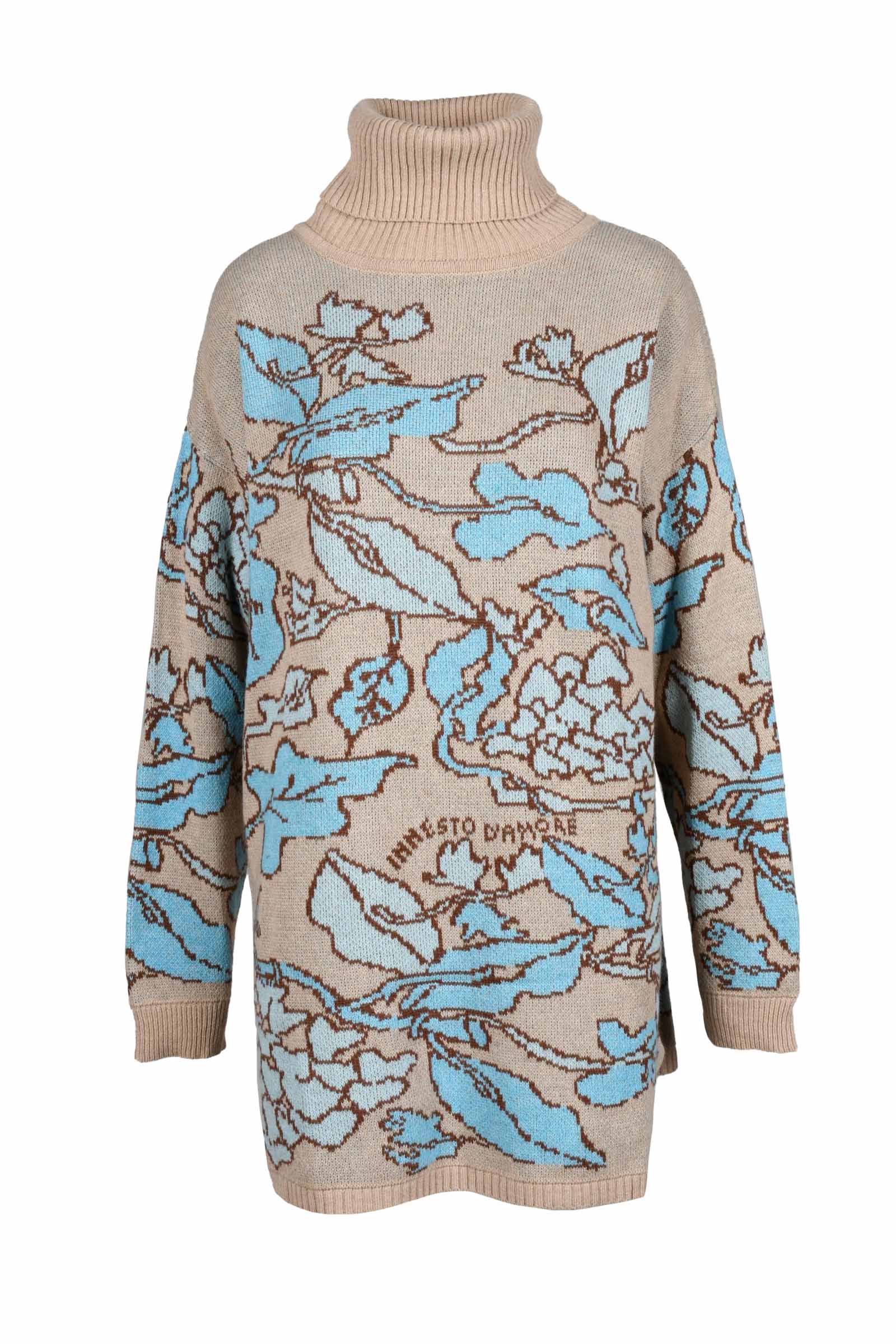 TWINSET - Damen Strickkleid Polyamid Viskose Wolle Kaschmir