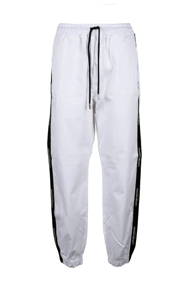 Costume National C. Pantalone Cotone Stretch - Bianco